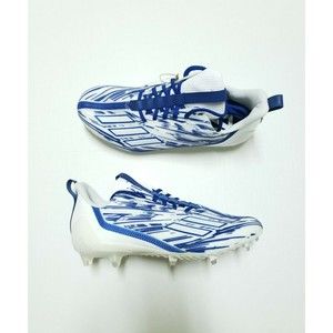 Adidas AdiZero 12.0 Mens Football Cleats Size 10 White Royal Blue GW5059